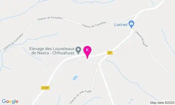 Localisation Nathalia Robin