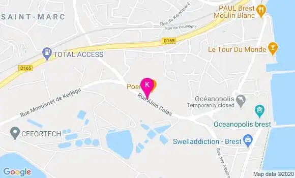 Localisation Marie Odile Quillevere