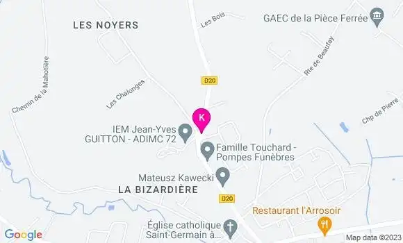 Localisation Didier Farre