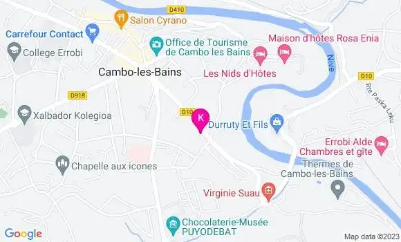 Localisation Servanne Gautier