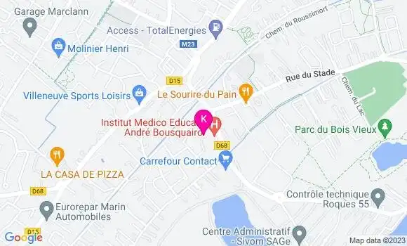 Localisation Sandrine Wecker