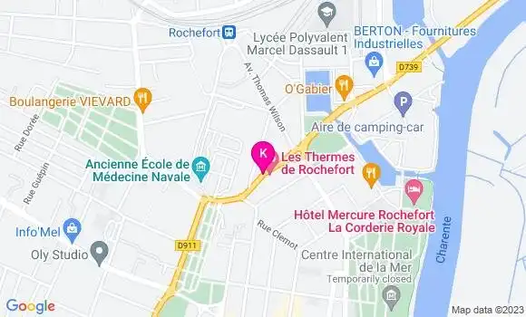 Localisation Isabelle Brun