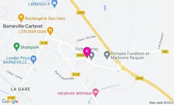 Localisation Clemence Leconte