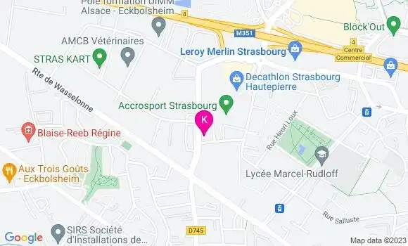 Localisation Marie Therese Lejeune