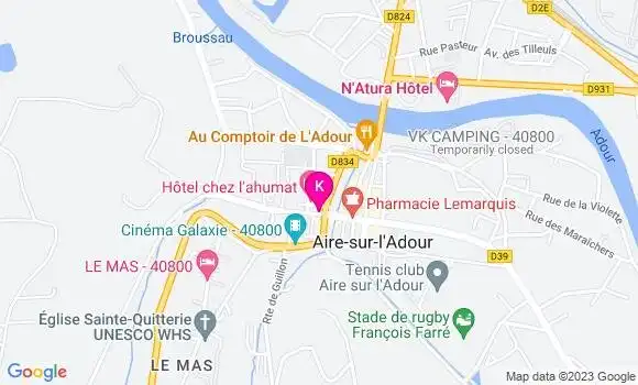Localisation Pierre Louis Allee