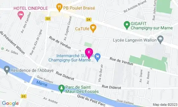Localisation Fabienne Belton
