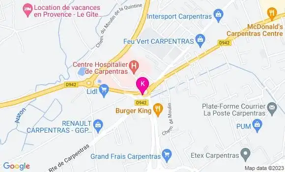 Localisation Christine Wavrant