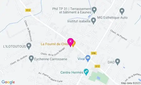 Localisation Claire Saint Lebes
