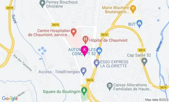 Localisation Mauricia Guenengaye