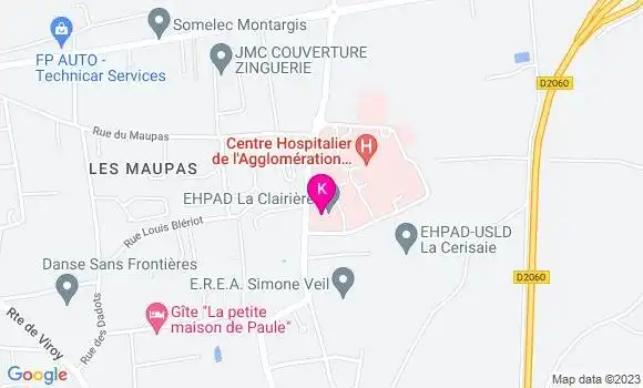 Localisation Laurence Moreau Pitey