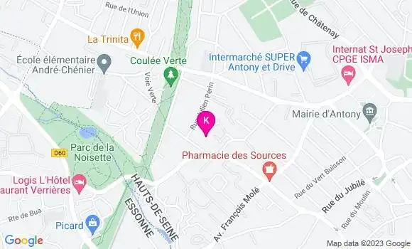 Localisation Audrey Serre