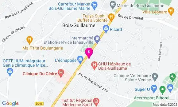 Localisation Sandrine Gremy