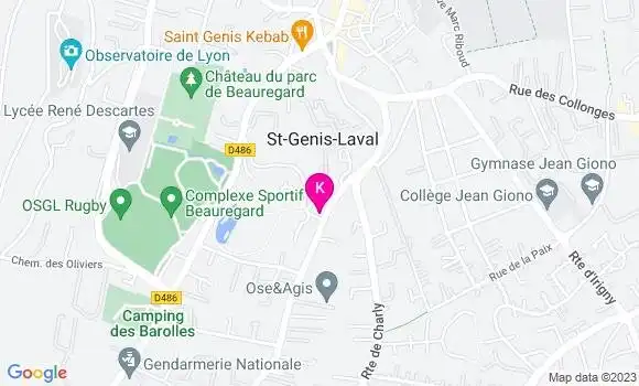 Localisation Edith Comemale