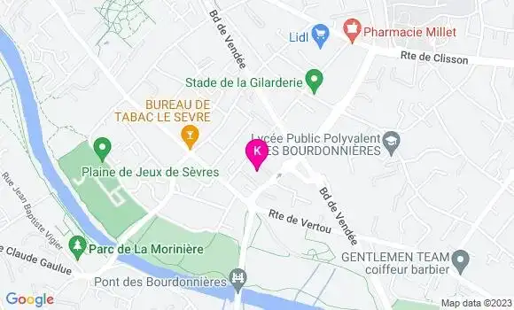 Localisation Marie Gaudru