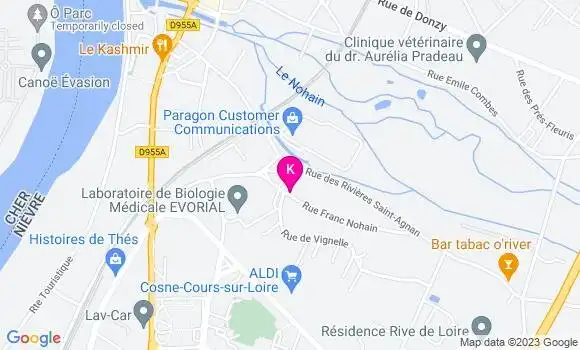 Localisation Amandine Naudet