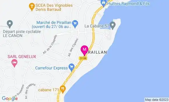 Localisation Marie Francoise Sauvage