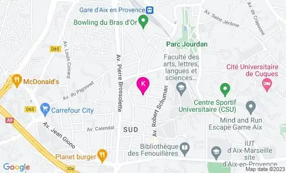 Localisation Nathalie Fevre