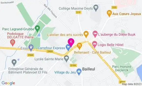 Localisation Camille Deramaut