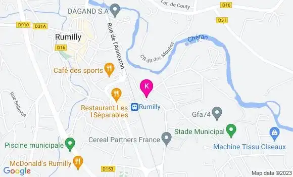 Localisation Cecile Gaillard
