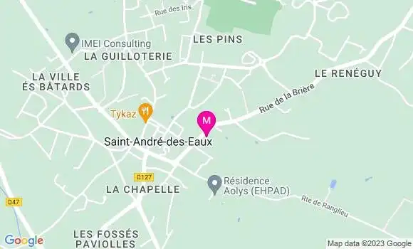 Localisation Sandra Rabine