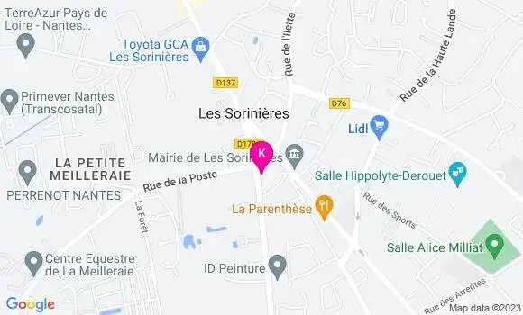 Localisation Eric Chevallier