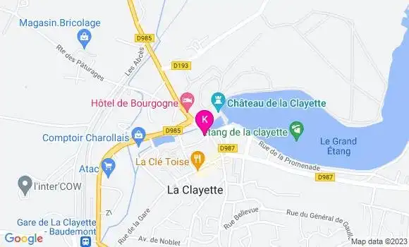 Localisation Thomas Delzeux
