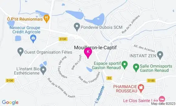 Localisation Mailise Amiaud Boudeau