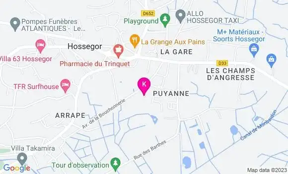 Localisation Sandrine Bompas Fabre