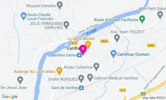 Localisation Francette Alabert