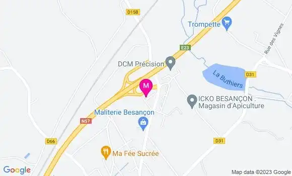 Localisation Géraldine Cao