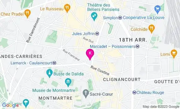 Localisation Charlene Collet