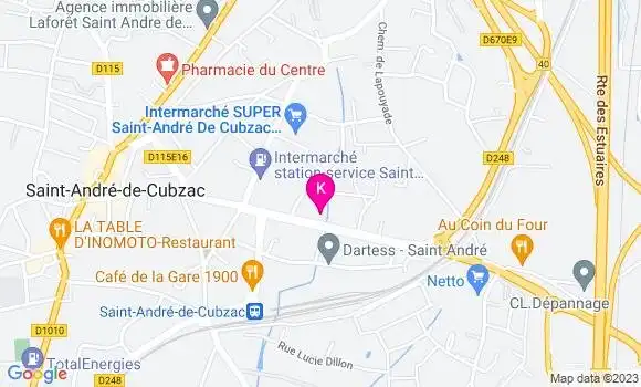 Localisation Typhaine Trement