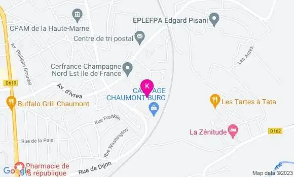 Localisation Pauline Delhorbe