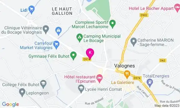 Localisation Annie Lecorvaisier Briere