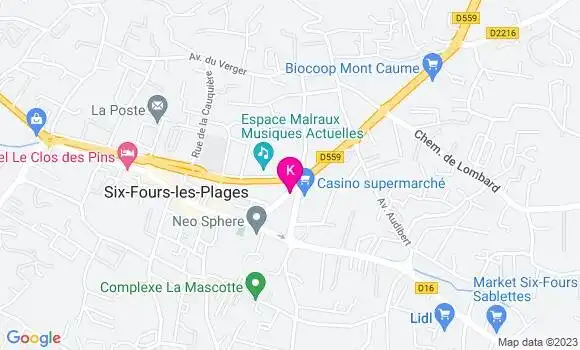 Localisation Margot Lescaille