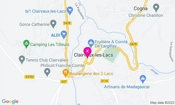 Localisation Laura Dubief