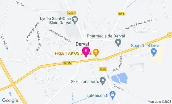 Localisation Samuel Gaboriau