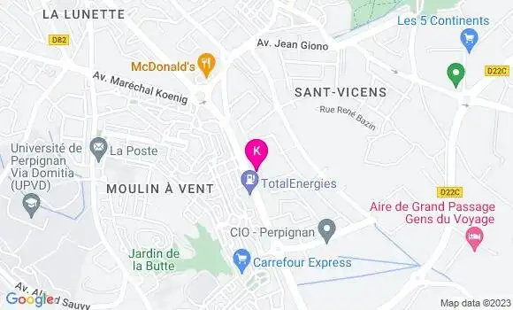 Localisation Melissa Tigana
