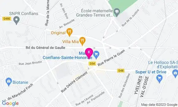 Localisation Amelie Voisine