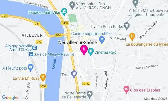 Localisation Eric Dauphin