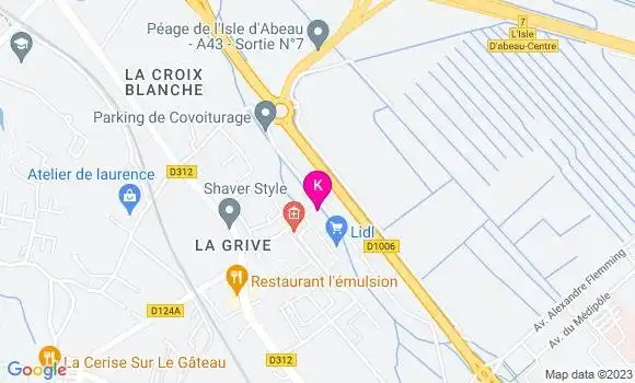 Localisation Olivia Hodique