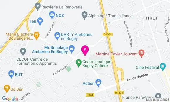 Localisation Marion Duvernois