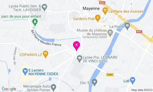 Localisation Mickael Gandais