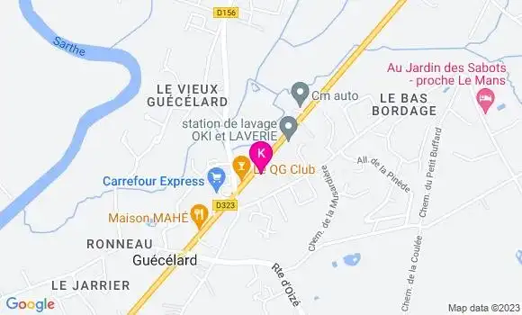 Localisation Nicole David Baratte