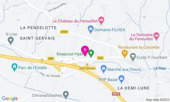 Localisation Sandy Sougey