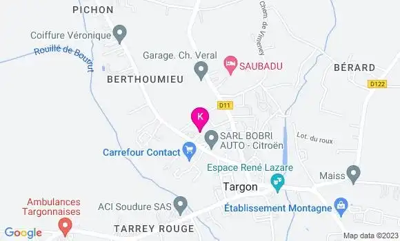 Localisation Germain Trompe Baguenard