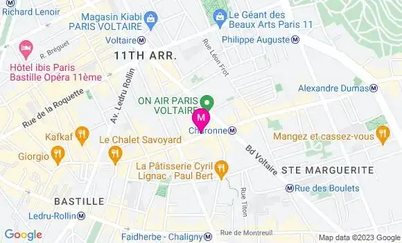 Localisation Sandra Azoulay