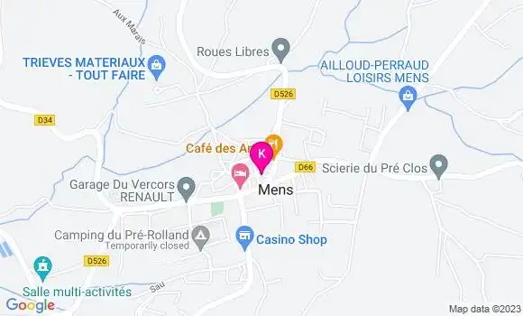 Localisation Valentin Bennet