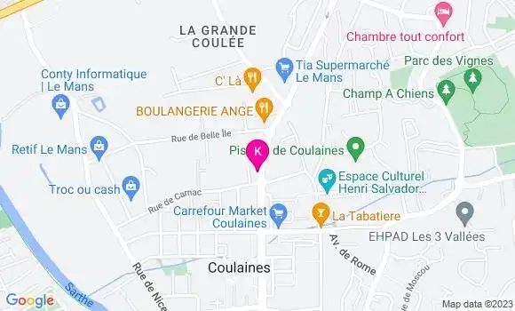 Localisation Emmanuelle Gaultron