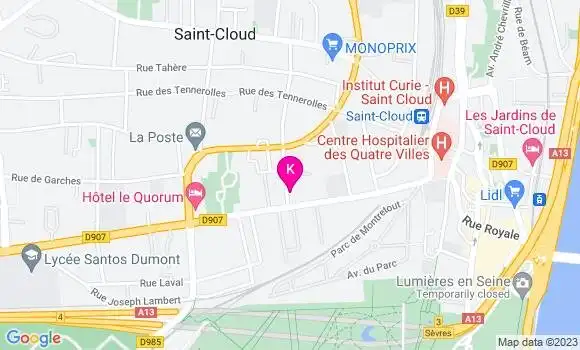 Localisation Manon Corbiere